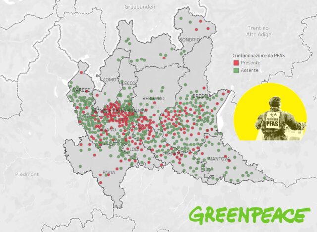 mappa di Greenpeace