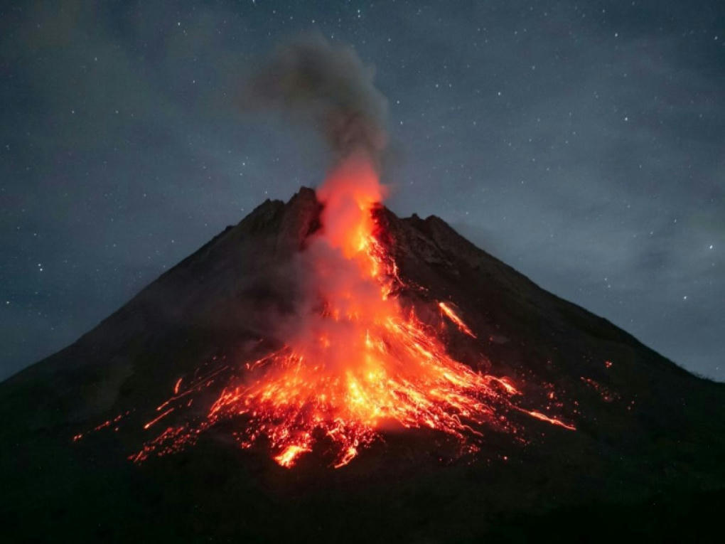 merapi vulcano indonesia