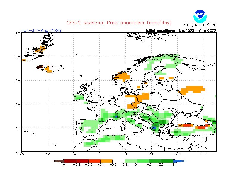 previsioni meteo estate 2023 europa CFS