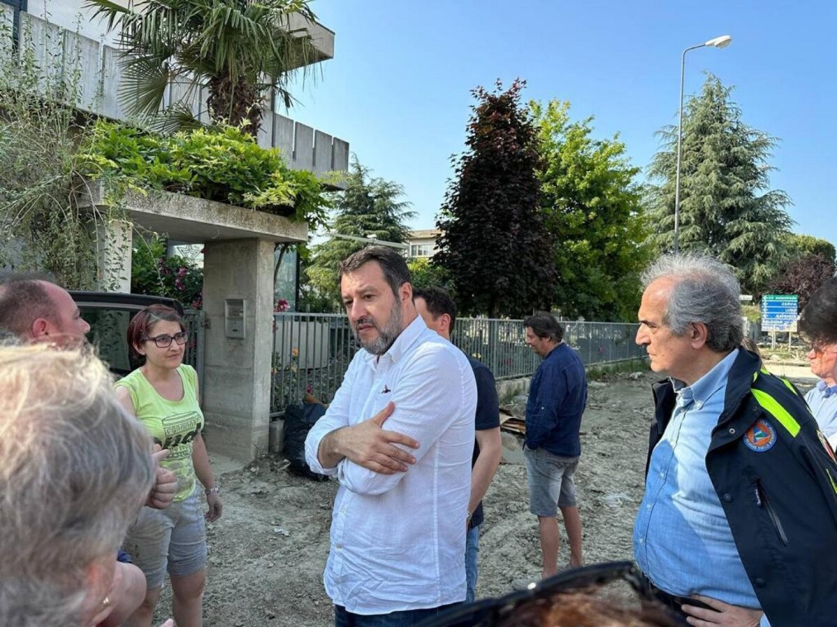 Salvini alluvione forlì