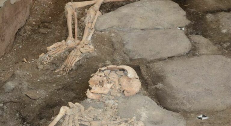 scheletri pompei