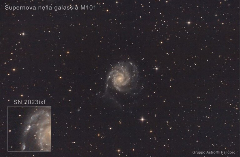 supernova galassia M101