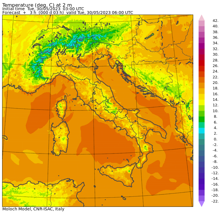 temperature minime oggi