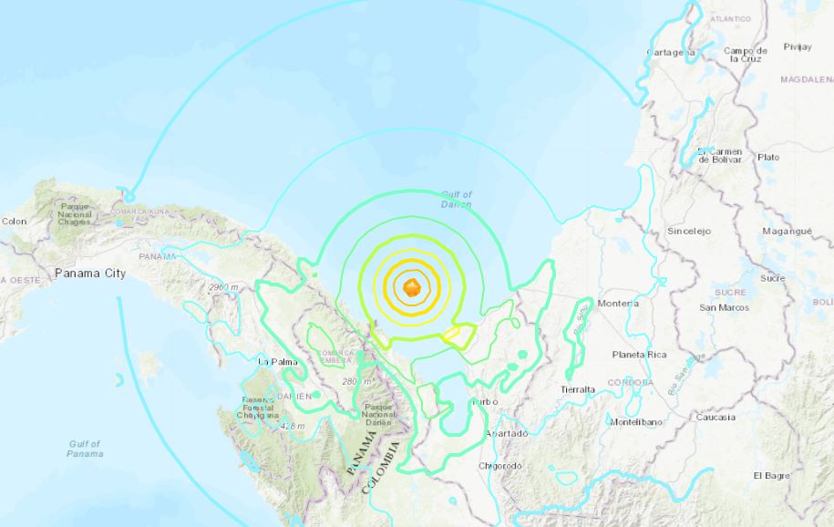 terremoto colombia panama