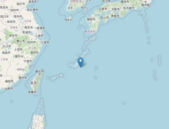 terremoto giappone Ryukyu