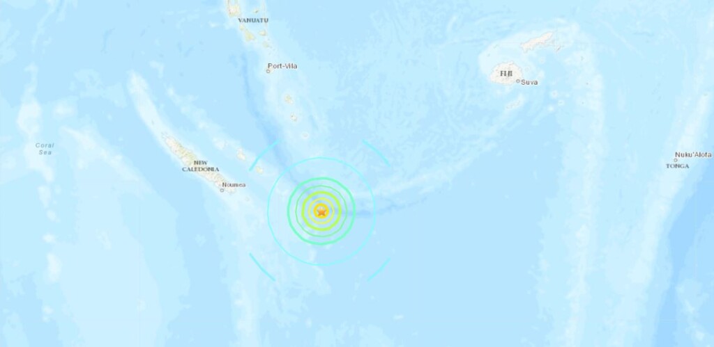 terremoto nuova caledonia vanuatu pacifico isole loyalty
