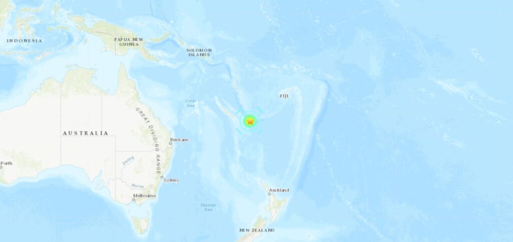 terremoto nuova caledonia vanuatu pacifico isole loyalty