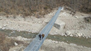Ponte tibetano Salti del Diavolo Cdb Parmense