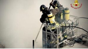 incendio nel Bergamasco