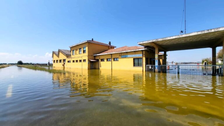 salina di Cervia dopo l'alluvione in Emilia Romagna