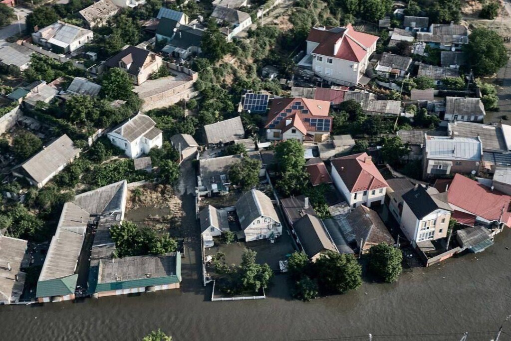 allagamenti kherson ucraina