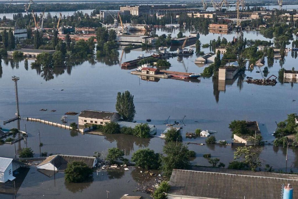 allagamenti kherson ucraina