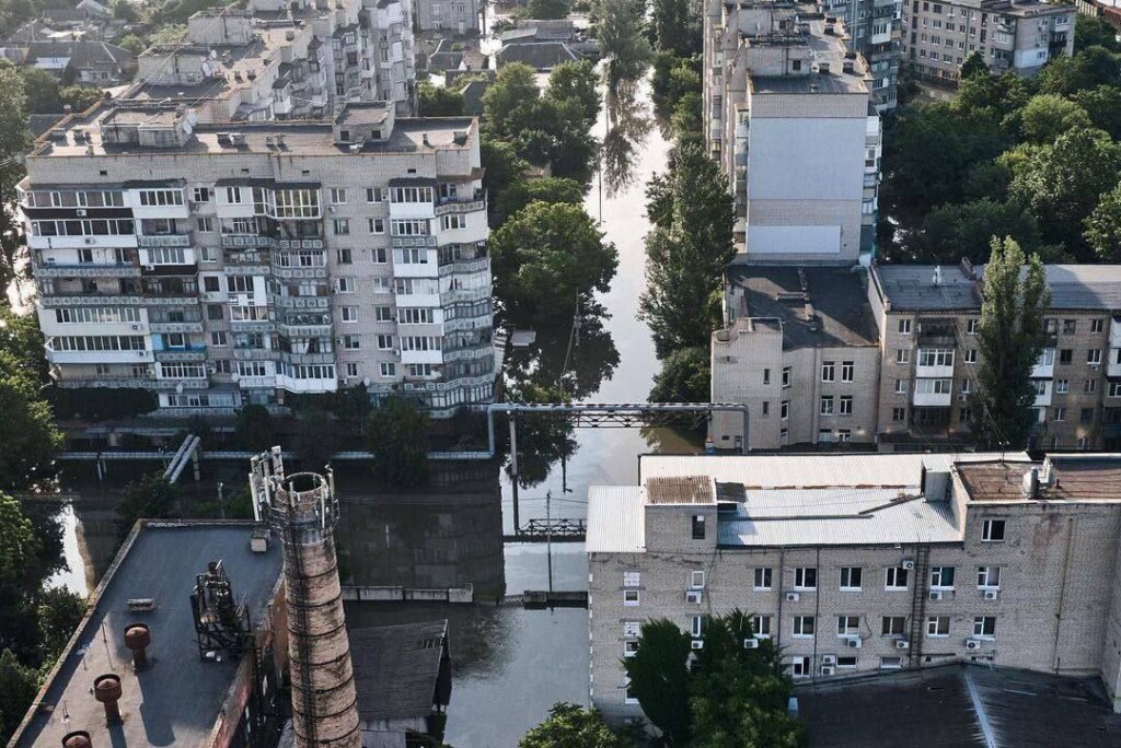 allagamenti kherson ucraina