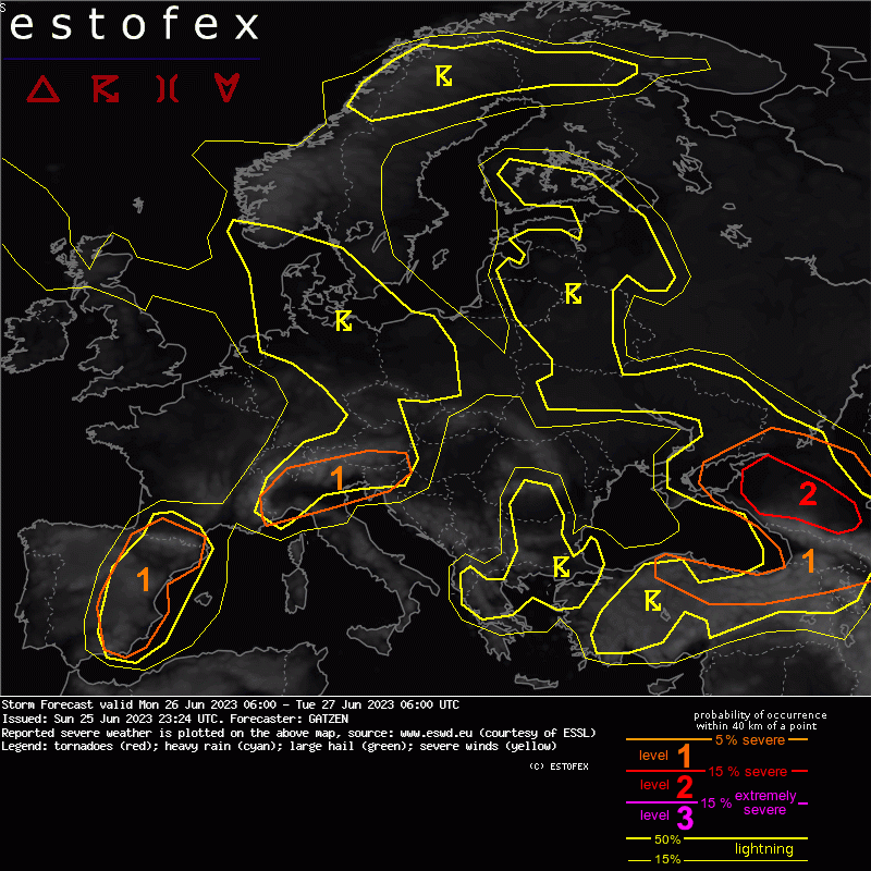 allerta meteo maltempo nord italia estofex