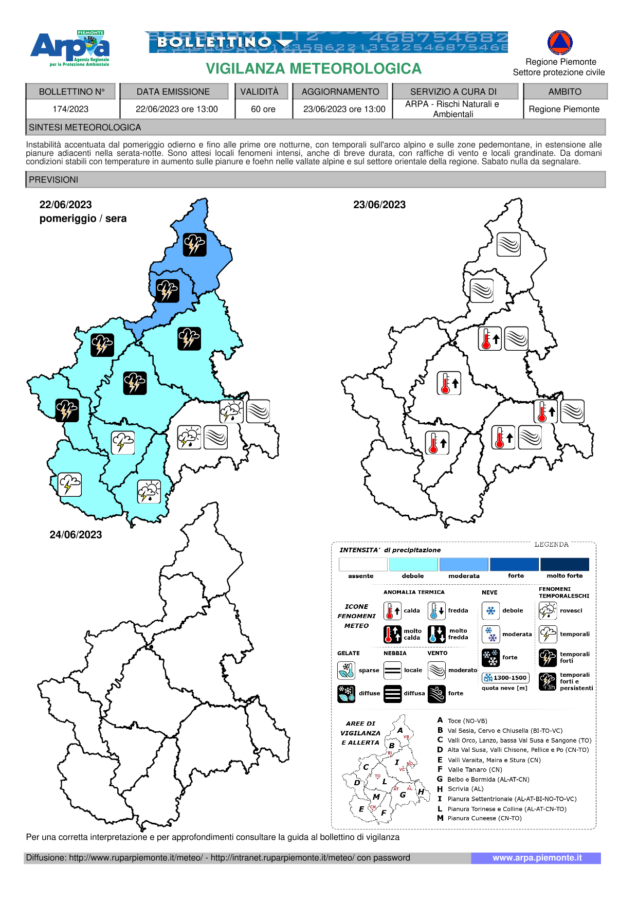 allerta meteo piemonte