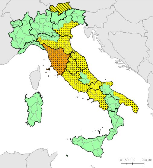 bollettino meteo protezione civile 1 luglio