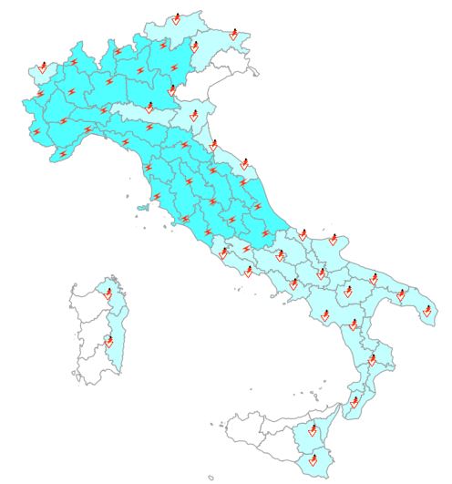 bollettino meteo protezione civile 13 giugno