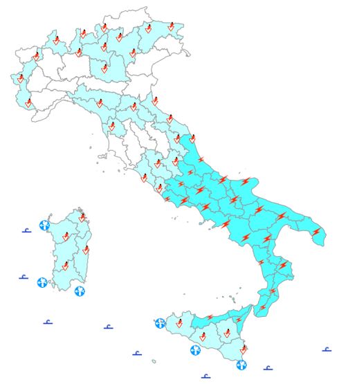 bollettino meteo protezione civile 15 giugno
