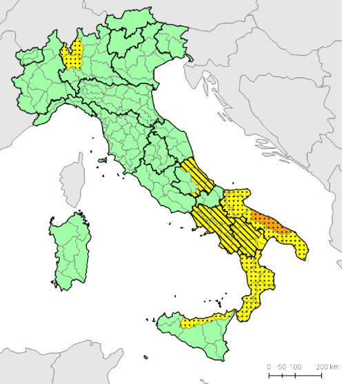 bollettino meteo protezione civile 16 giugno
