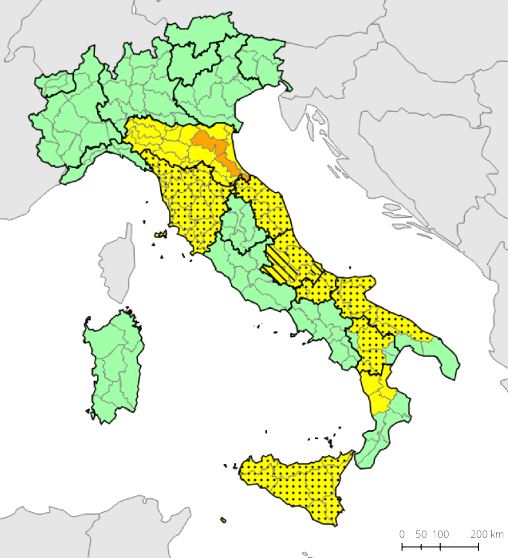 bollettino meteo protezione civile 6 giugno