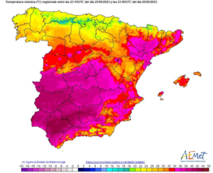 caldo spagna aemet