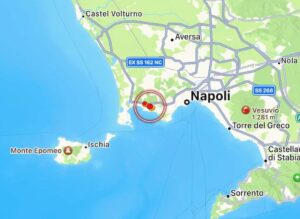 campi flegrei scossa 2.9 15 giugno