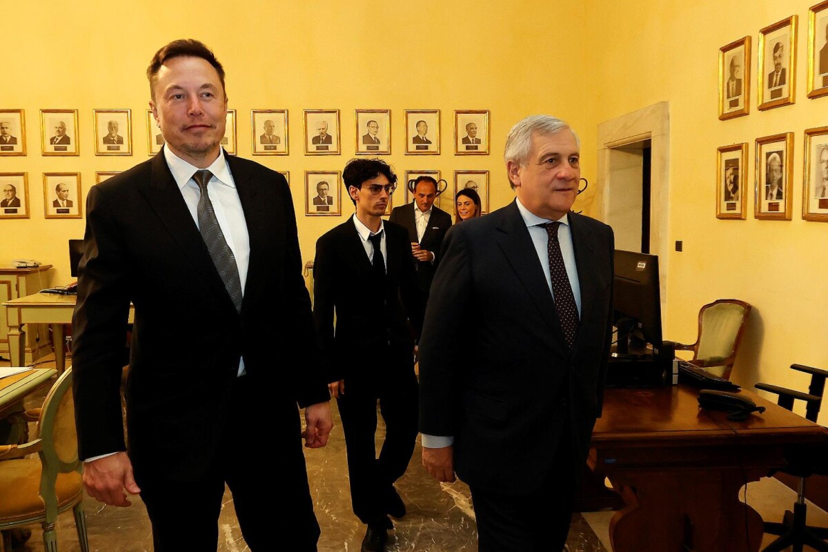 L'incontro tra Elon Musk e il Ministro degli Esteri Antonio Tajani