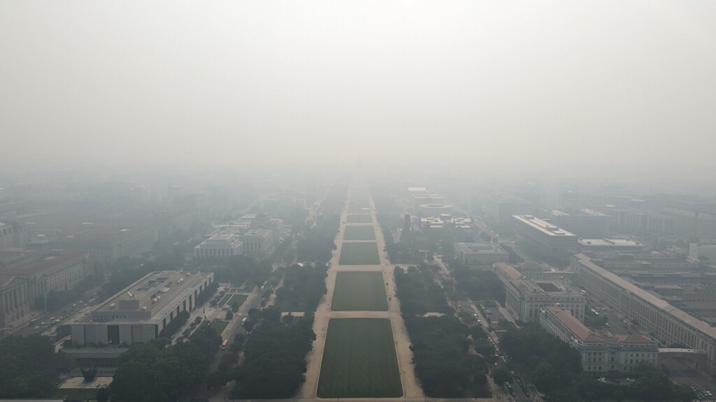fumo washington incendi canada