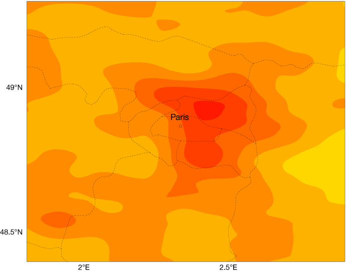 isola di calore urbana