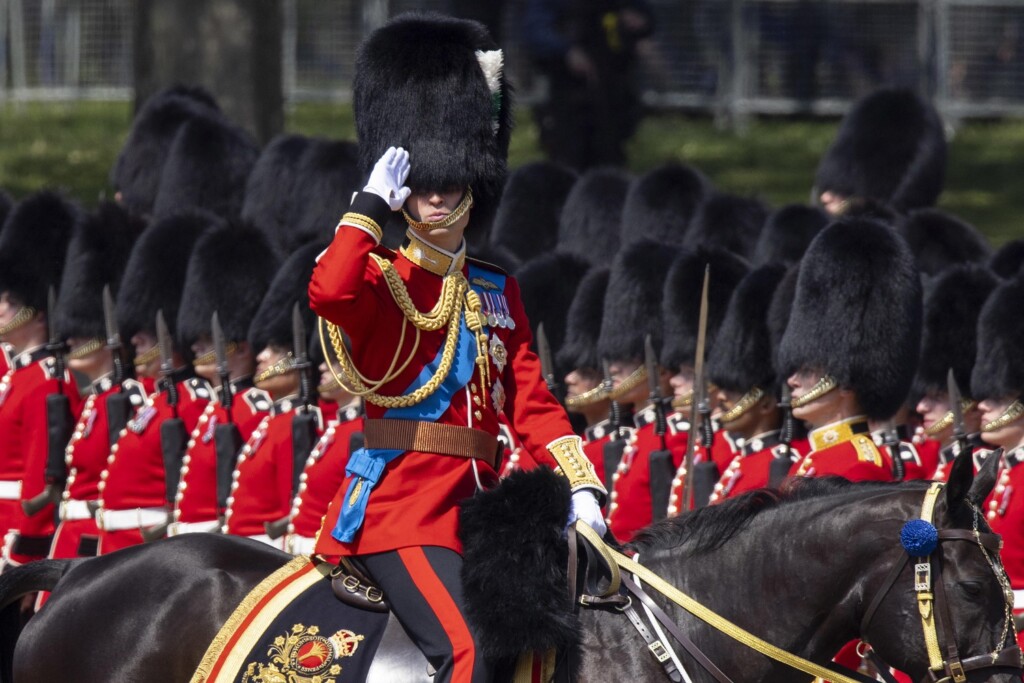 parata militare caldo londra