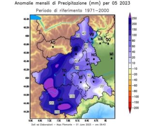 piemonte precipitazioni