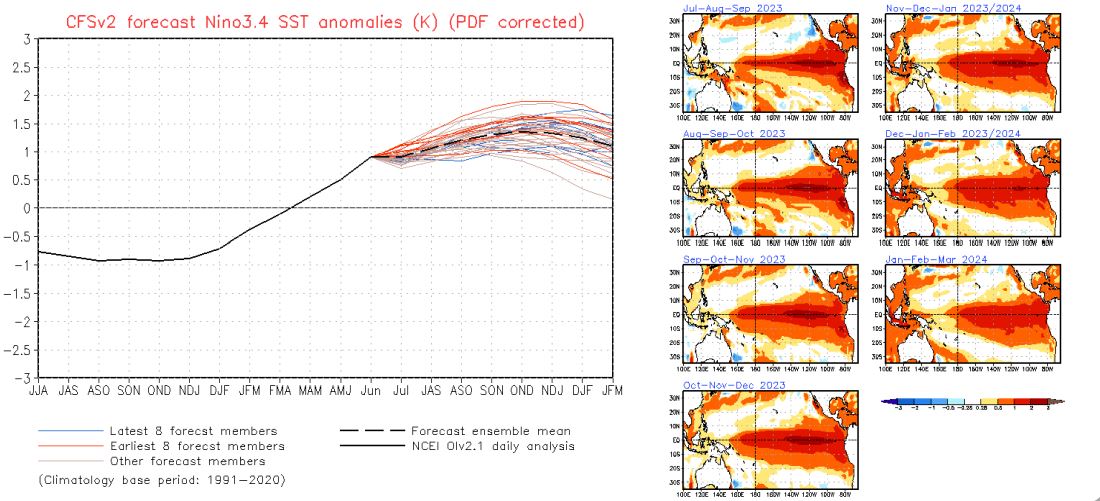 previsione El Niño 2023-2024