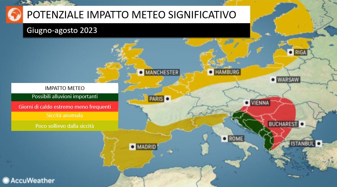 Previsão do tempo para o verão, a tendência AccuWeather: muitas surpresas para a Itália