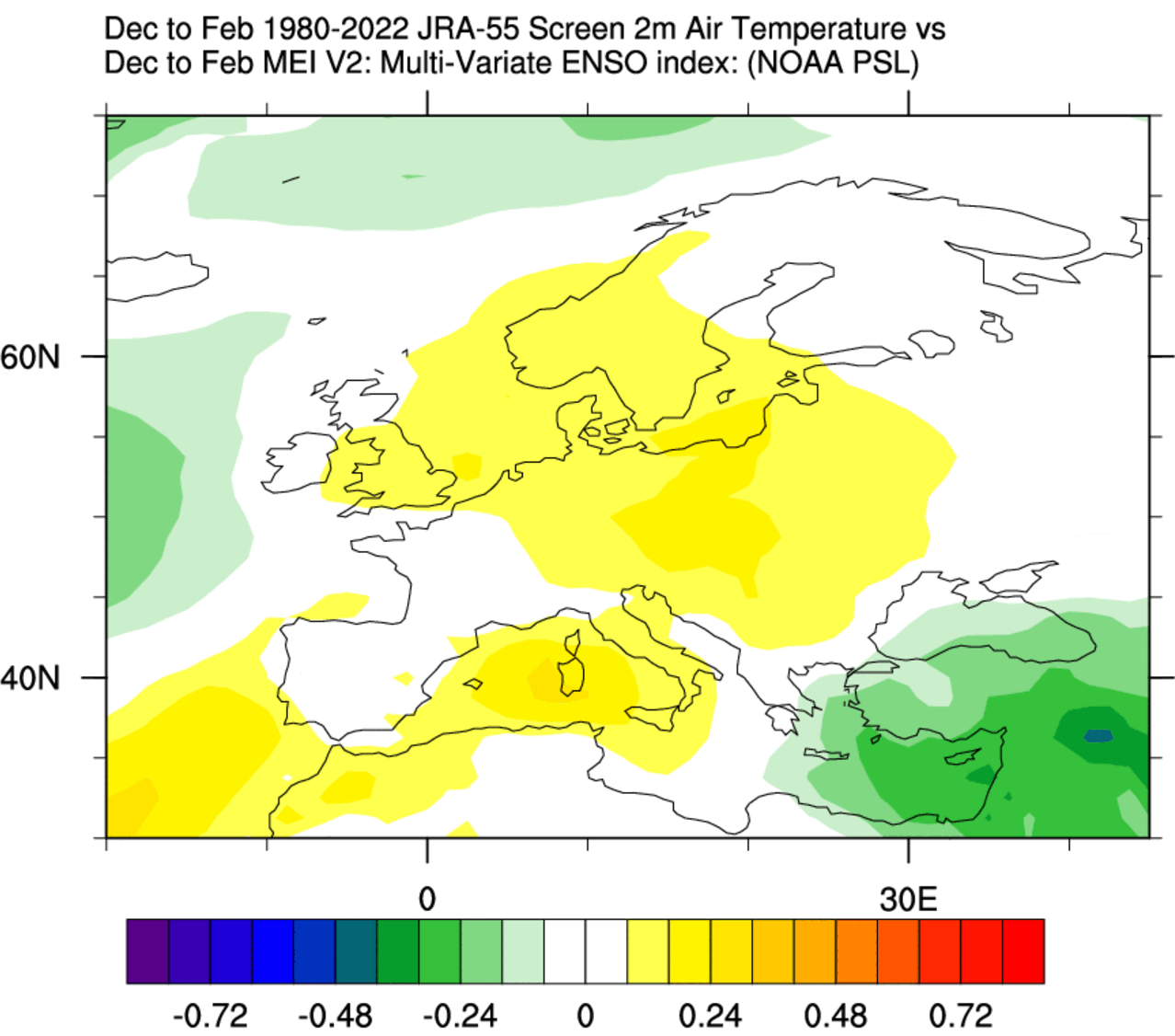 previsioni temperatura dicembre-febbraio