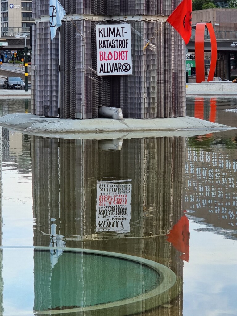 protesta Extinction Rebellion stoccolma