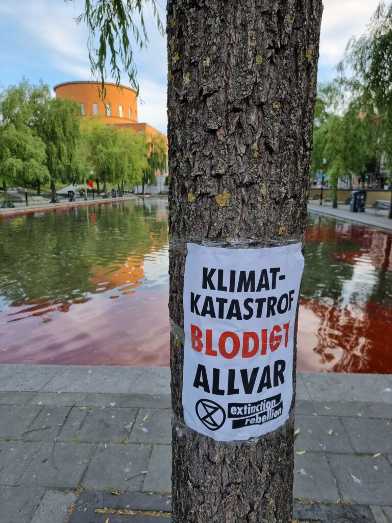 protesta Extinction Rebellion stoccolma