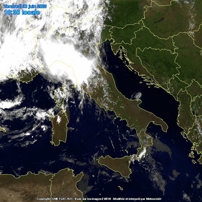 satellite meteo italia 30 giugno 2023
