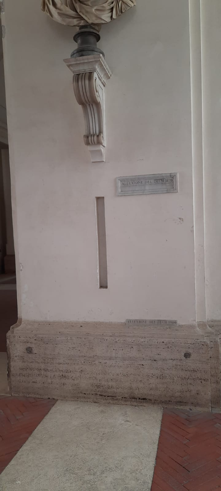 segno alluvioni roma 1870 e 1900