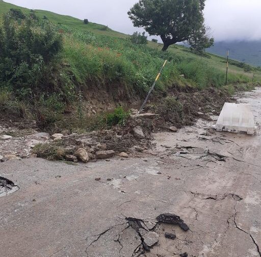 smottamento SP87 molise