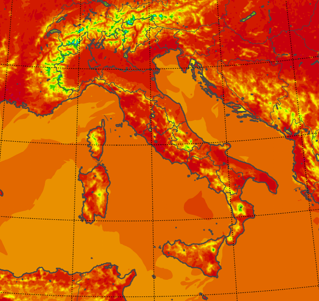 temperature massime 1 giugno 2023