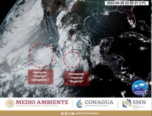 tempesta beatriz uragano adrian