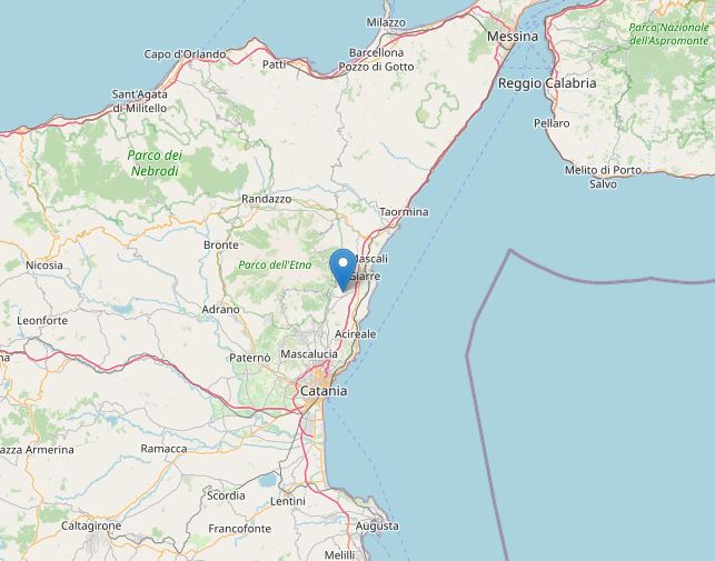 terremoto catania santa venerina