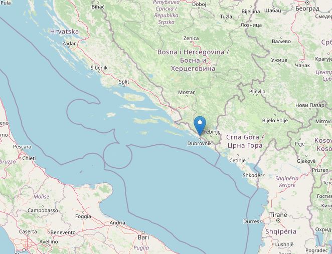 terremoto croazia Dubrovnik