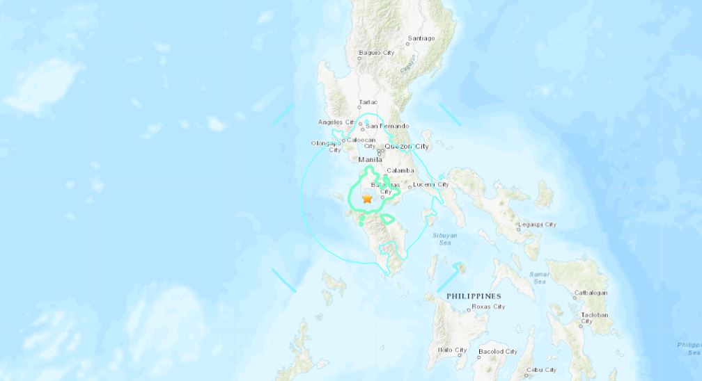 terremoto filippine luzon