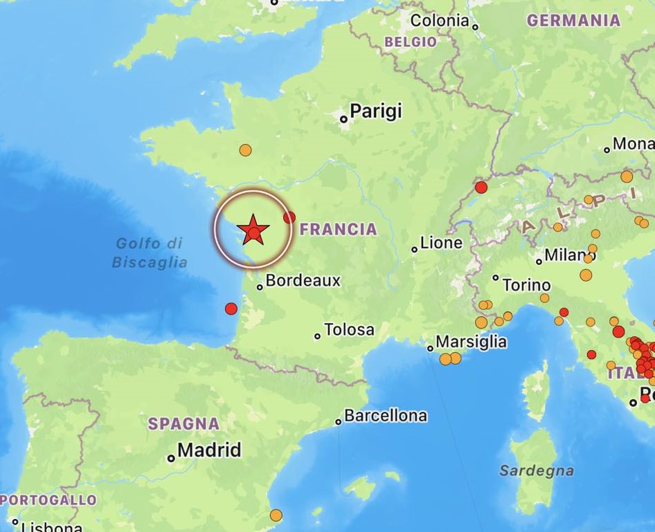 terremoto francia