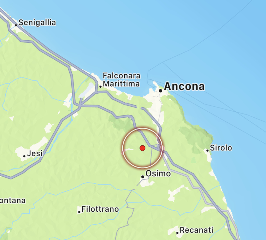 terremoto offagna marche