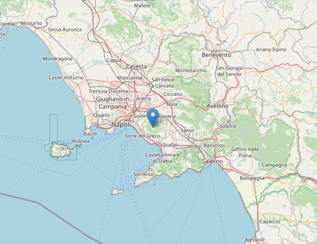 terremoto oggi napoli vesuvio