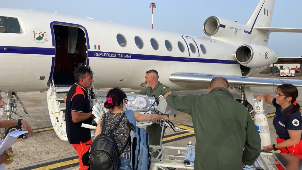 trasporto sanitario aeronautica militare