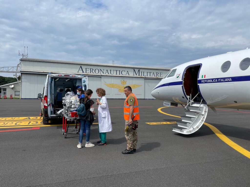 trasporto sanitario aeronautica militare