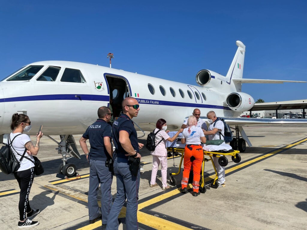 trasporto sanitario aeronautica militare
